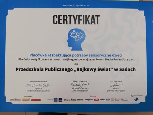 Certyfikat