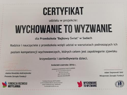 Certyfikat