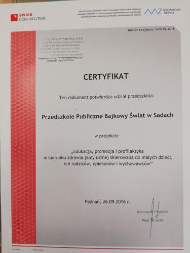 Certyfikat