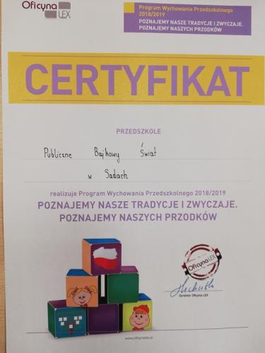 Certyfikat