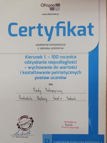 Certyfikat