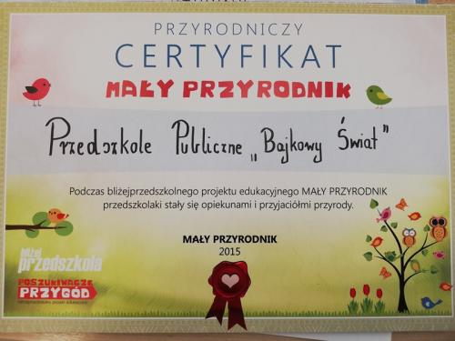 Certyfikat