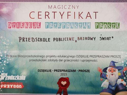 Certyfikat